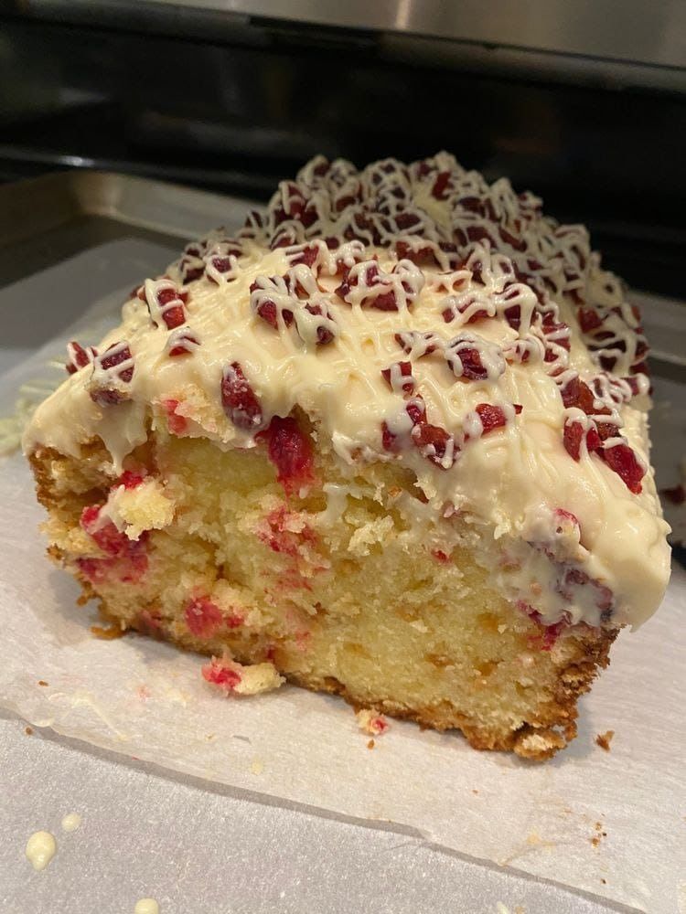 Simple Glazed Cranberry Orange Bread