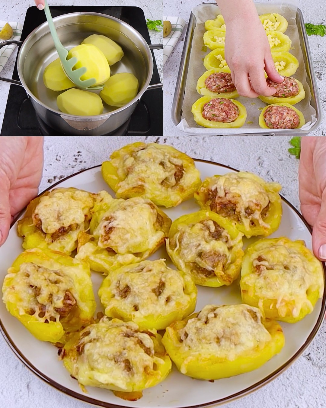 The delectable and really easy recipe to prepare is stuffed potatoes!