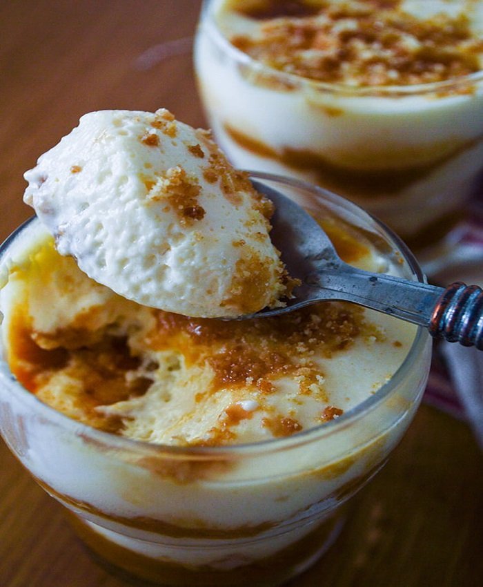 Tiramisu with caramelized salted butter