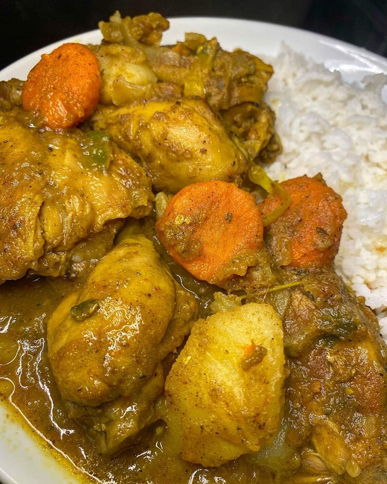 Chicken with Curry Sauce