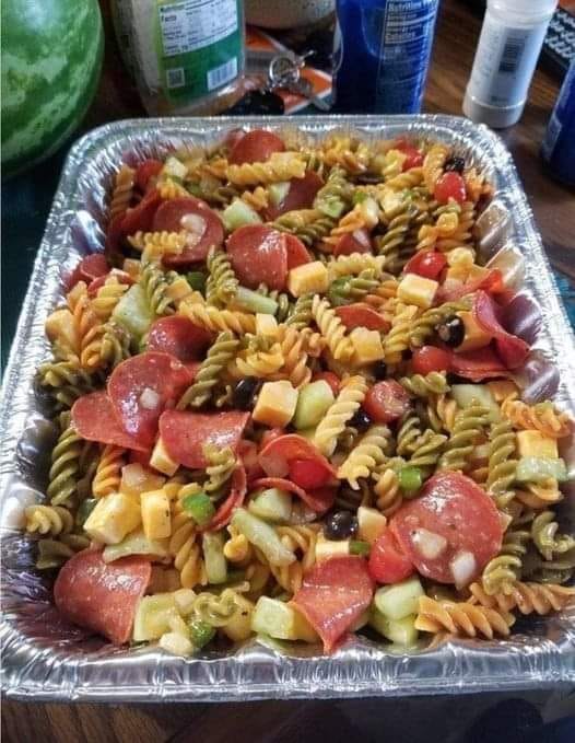 The Most Delicious Pasta Salad