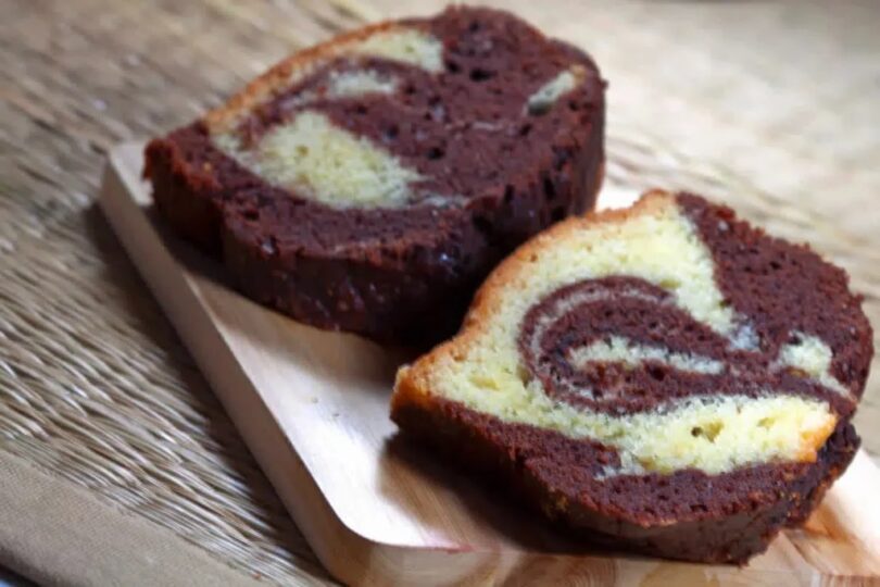 THE BEST MARBLE CAKE WITH CHOCOLATE