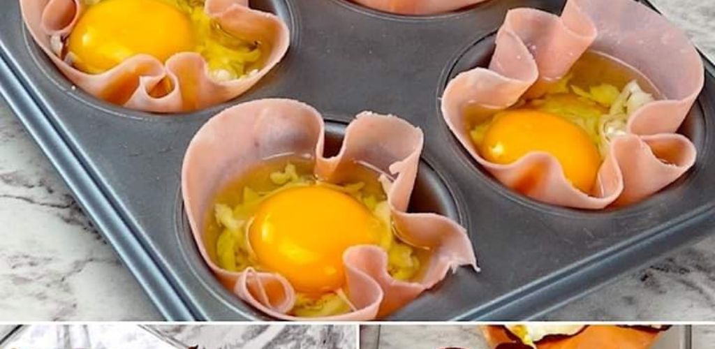 Ham and Eggcups: a quick and delightful snack recipe that everyone will like