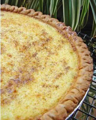 Egg Custard Pie from Grandma