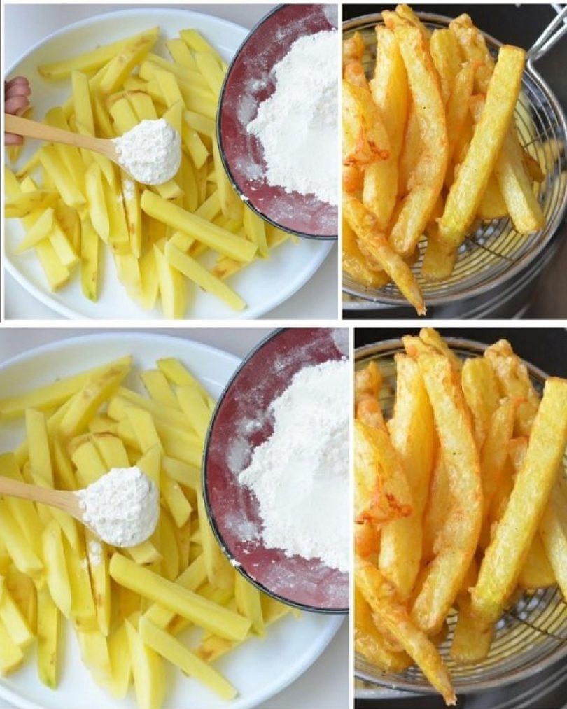 Learn How to Make Crispy French Fries with Vinegar.