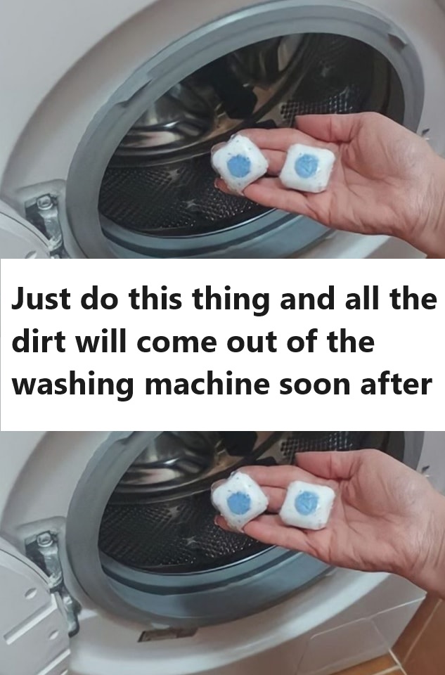 Simply do this, and all of the dirt will be removed from the washing machine shortly.