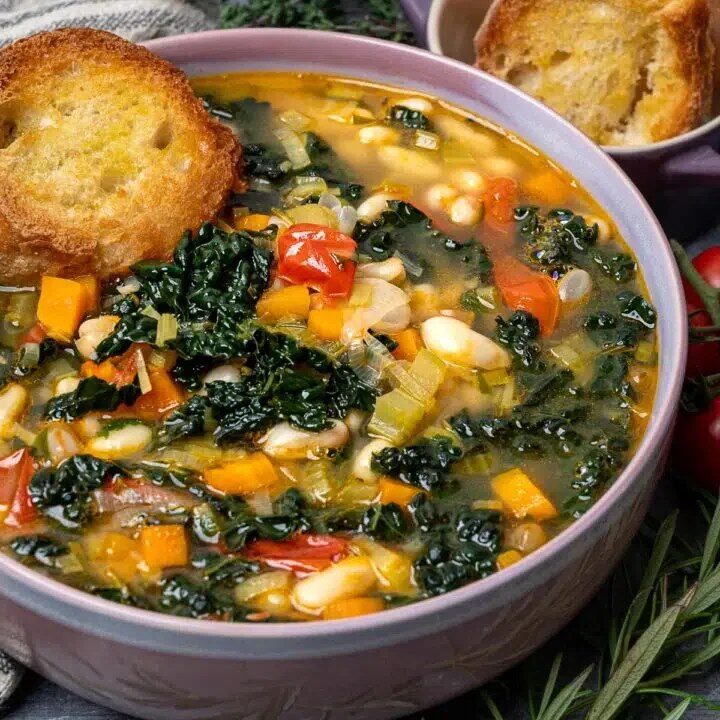 Ribollita (Tuscan White Bean and Kale Soup)