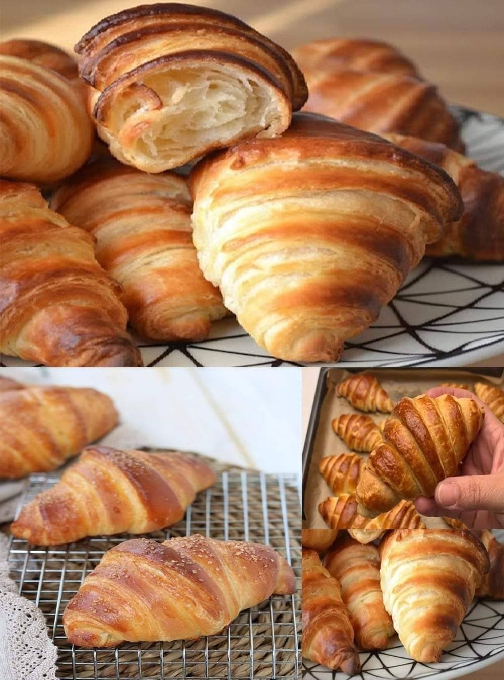 Croissants with no guilt (with yogurt)!