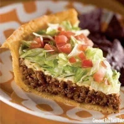 Taco Bake with Pillsbury Crescent Rolls