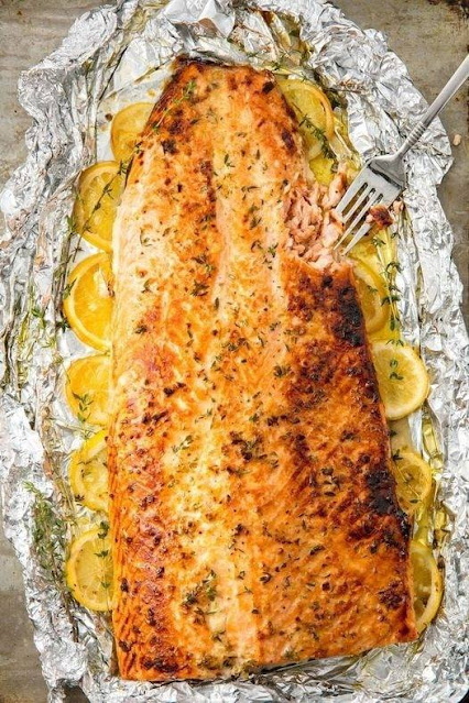 Baked Salmon in Foil