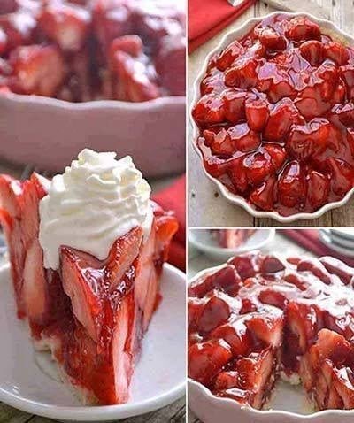 STRAWBERRY PIE TO DIE FOR