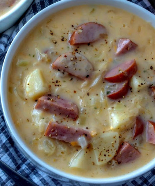 SOUP WITH KIELBASA AND POTATOES