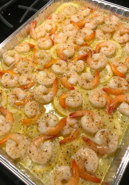 Lemon Butter Sheet Pan Shrimp with 4 Ingredients