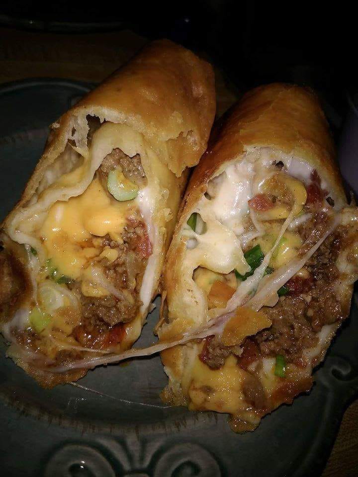 Chimichanga with Beef and Cheese