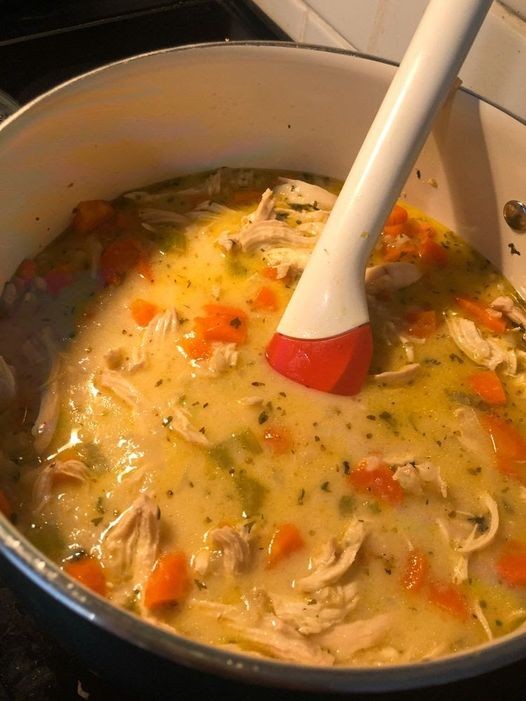 Soup with Ranch Chicken and Rice