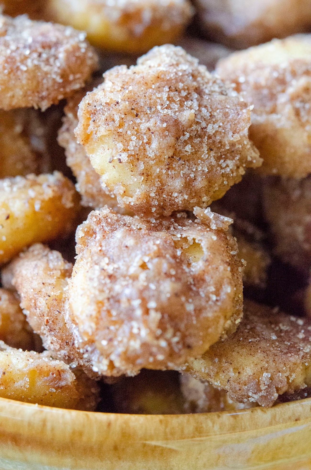 Churro Bites with a Sweet and Salty Twist