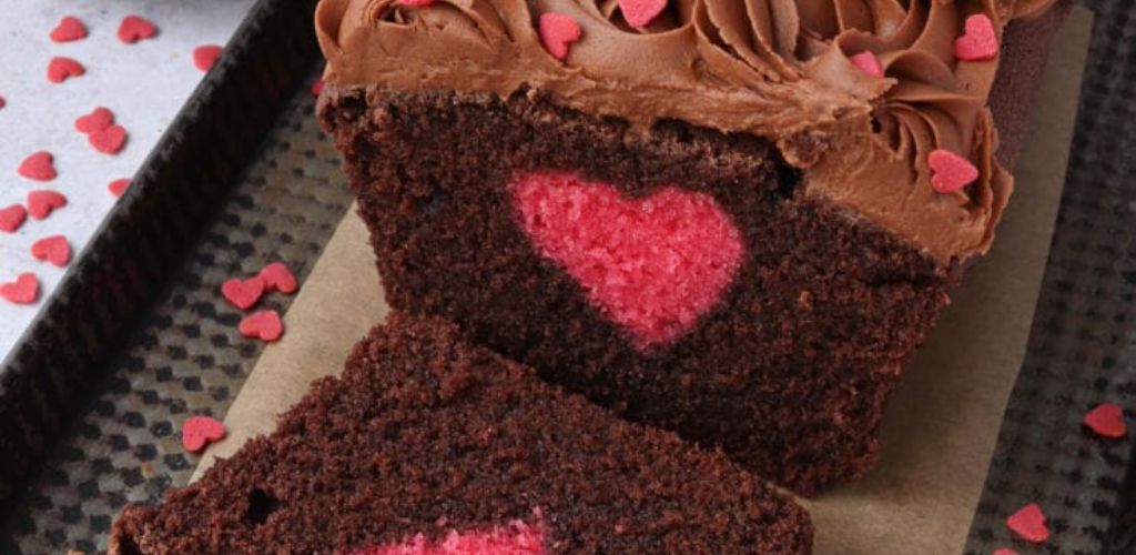 Chocolate Cake with a Hidden Heart