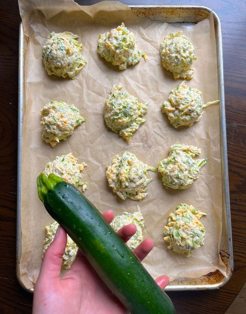 BISCUITS WITH ZUCCHINI DROP