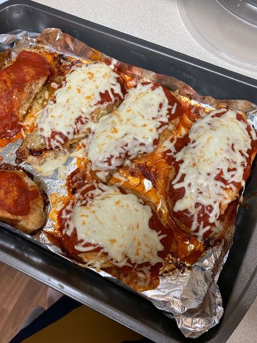 PARMESAN CHICKEN BAKED IN THE OVEN