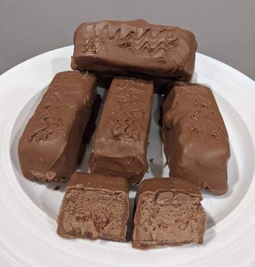 1 Point 3 musketeer candy bars created from scratch