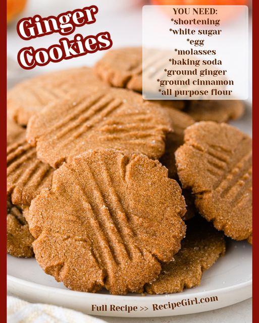 Ginger Cookies: Simple and Delicious!