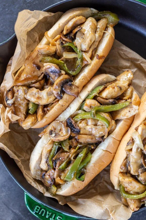 Upgrade Your Chicken Philly Cheesesteak