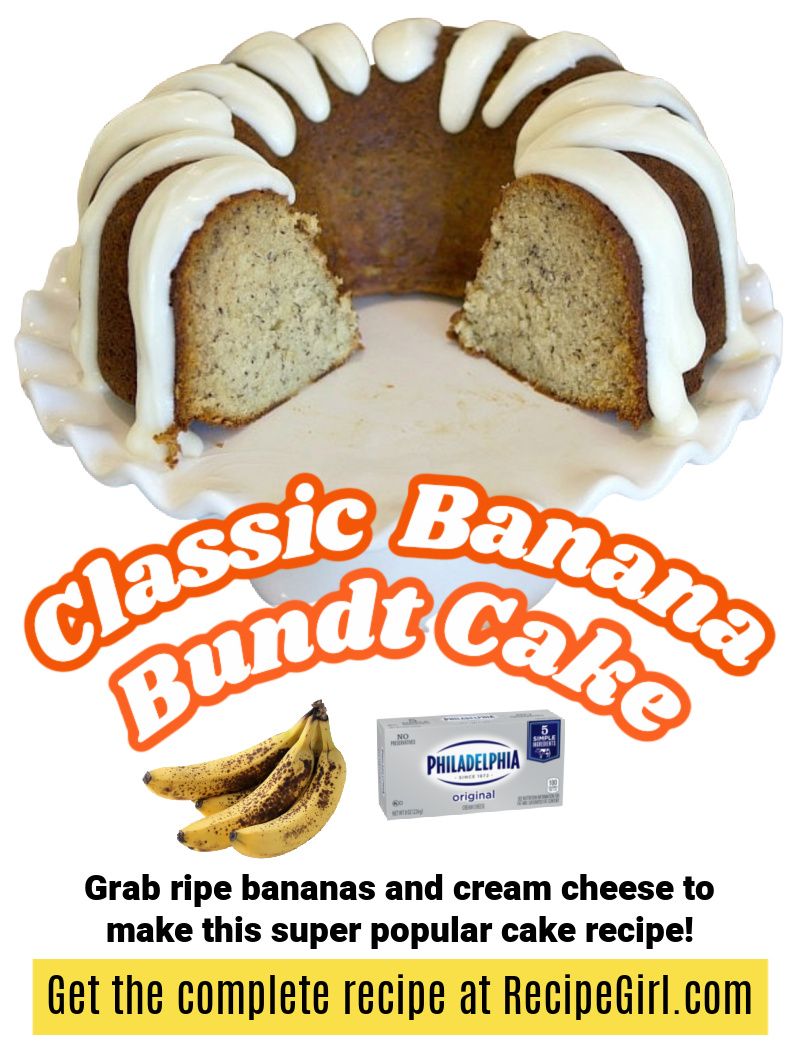 The Perfect Classic Banana Bundt Cake