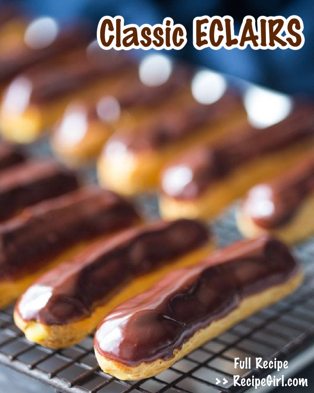 Homemade Classic Eclairs: An Irresistible Treat!