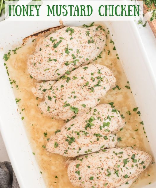 Honey Mustard Chicken Breasts: A Super Simple and Healthy Recipe