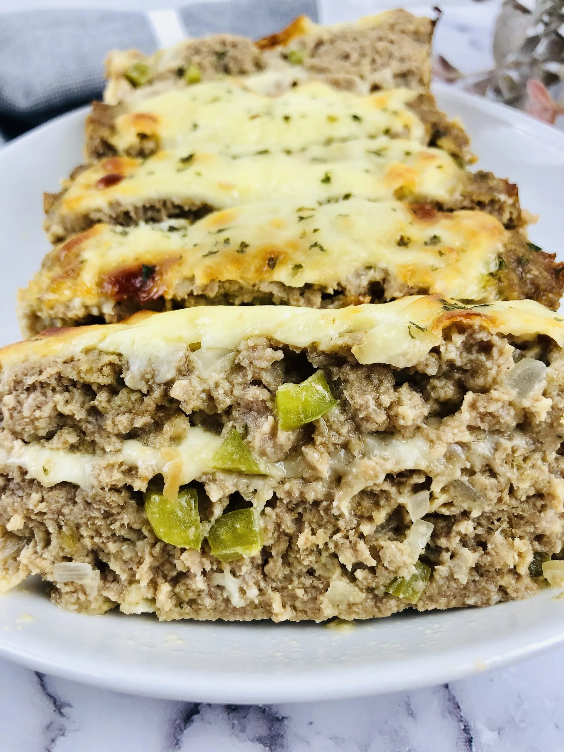 Philly Cheesesteak Meatloaf