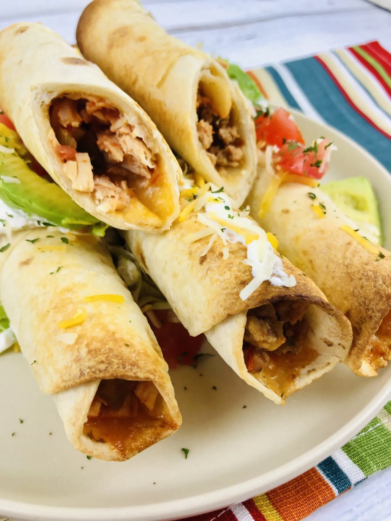 Easy and Delicious Baked Rolled Tacos Recipe