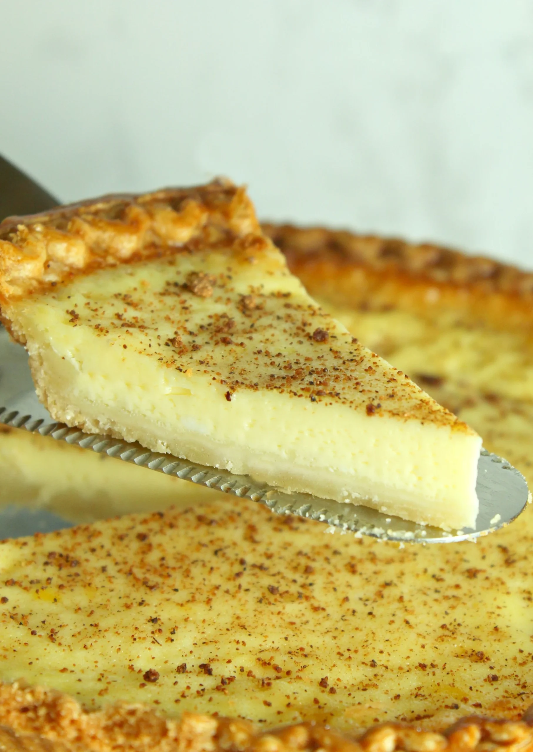 Cream Custard Pie (Old Fashioned)