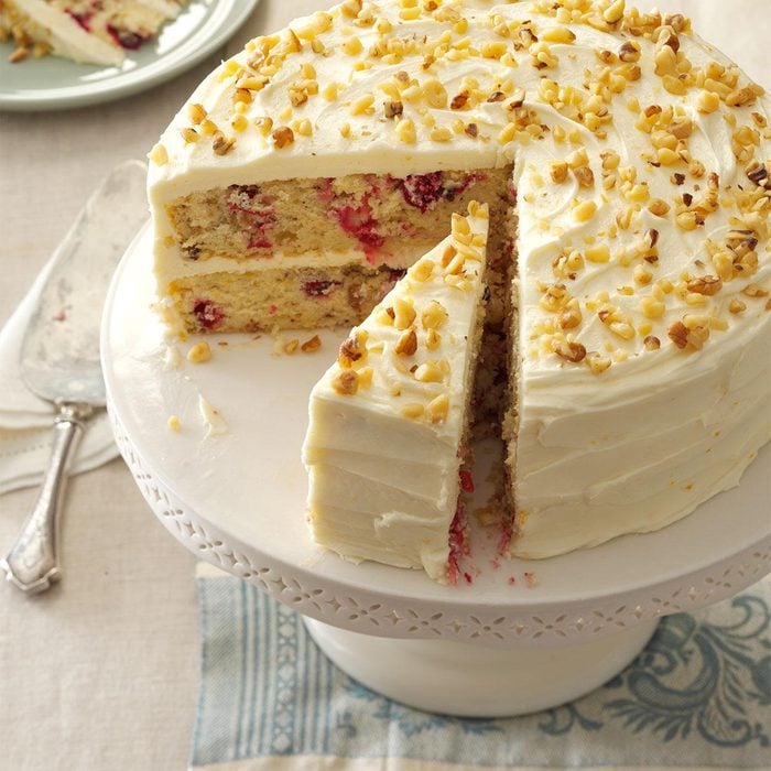 Layer Cake with Cranberries