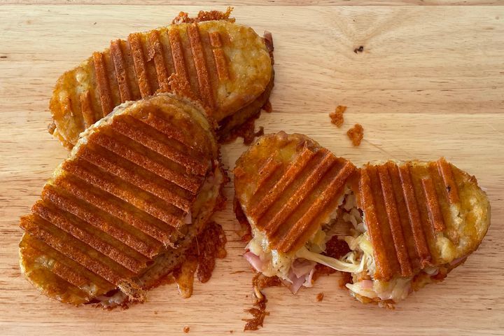 Hash Brown Hawaiian Toastie