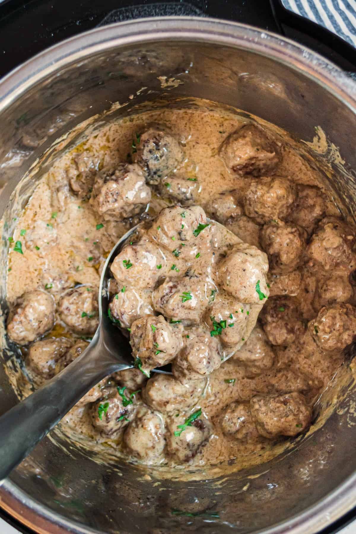 Swedish Meatballs in the Instant Pot