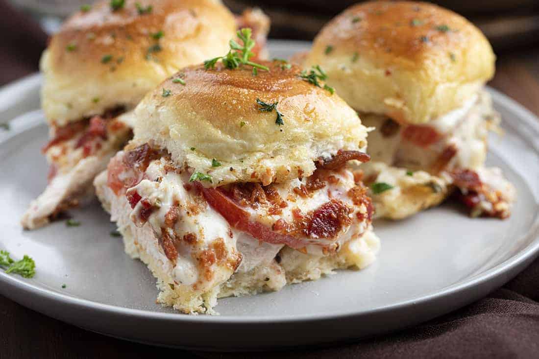 Hot Brown Sliders from Kentucky