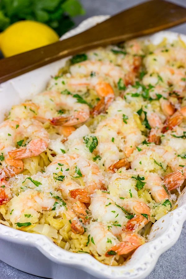 Scampi with Baked Shrimp