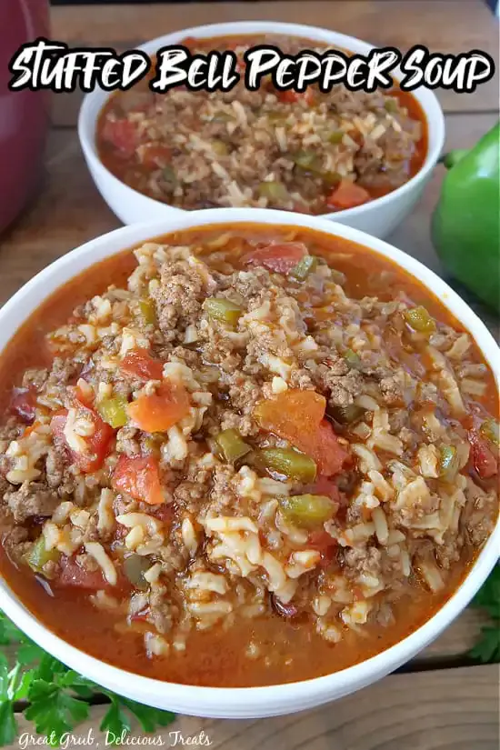 Easy and Delicious Stuffed Bell Pepper Soup Recipe