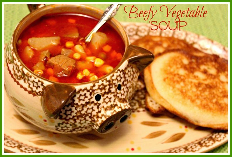 Beefy Vegetable Soup Recipe