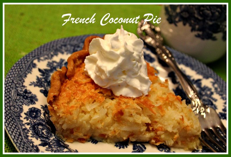 Easy and Delicious French Coconut Pie Recipe