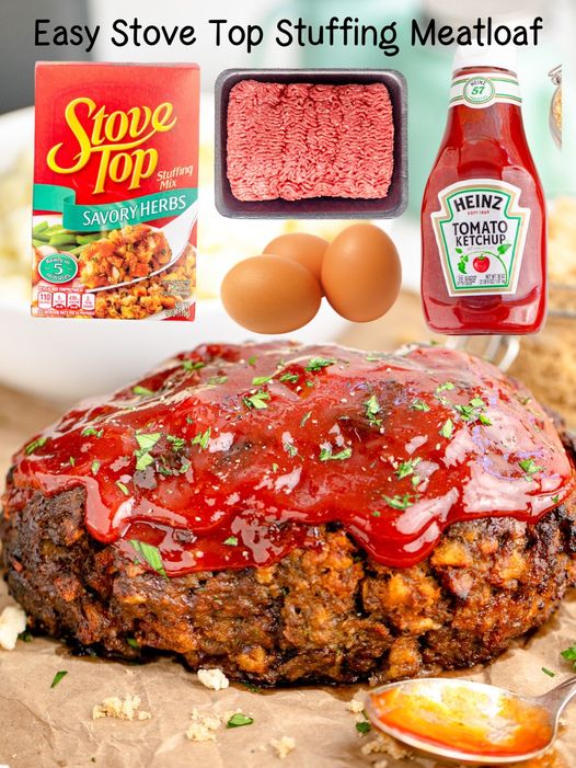 Colorful Stove Top Stuffing Meatloaf