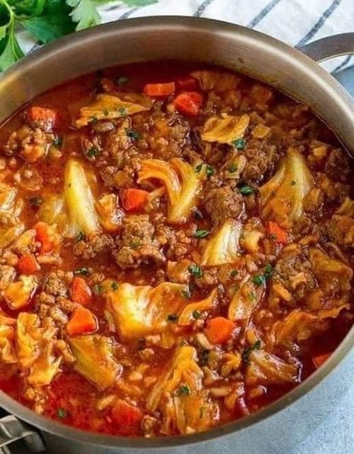 A Hearty Classic: Cabbage Roll Soup