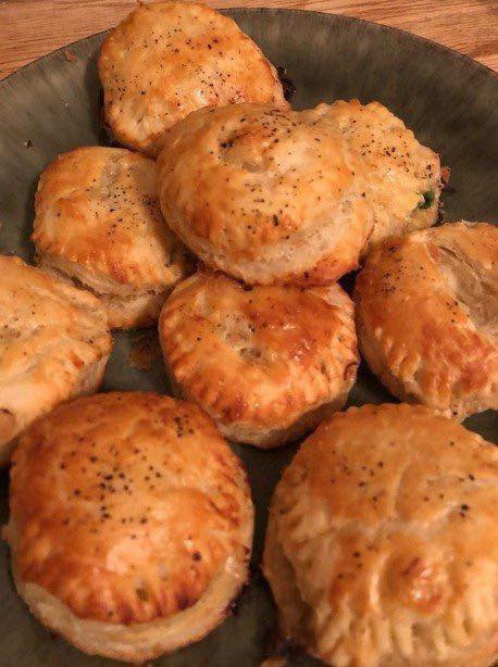 How to Make Chicken Pot Pie Biscuits