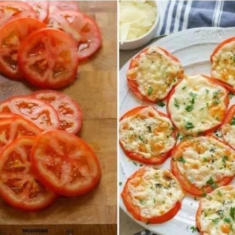 BAKED PARMESAN TOMATOES