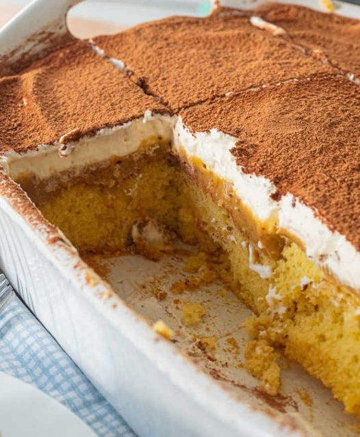 Tiramisu Poke Cake – An Easy Everyday Dessert