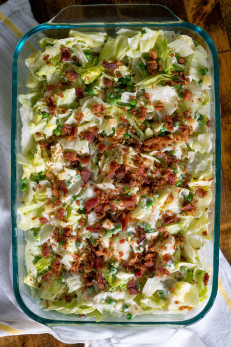 Delicious and Easy Make-Ahead Salad Casserole