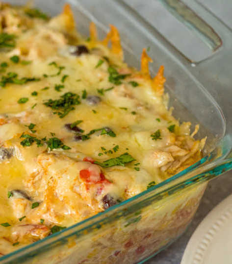 Fiesta Chicken Casserole: A Quick and Zesty Comfort Food