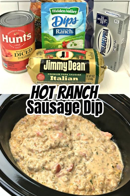 Hot Ranch Sausage Dip – A Delicious Twist on a Classic Recipe!