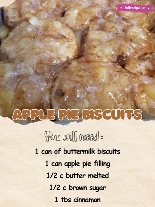 Cinnamon Apple Pie Biscuits: A Comforting Treat