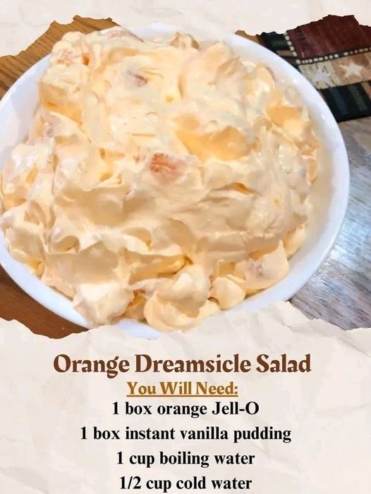 The Joy of Making Orange Dreamsicle Salad